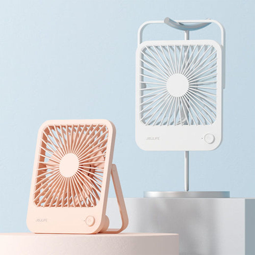 JISULIFE FA26 Rechargeable Ultra Thin Desktop Fan